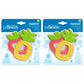 Dr. Browns AquaCool Water-Filled Teether, Cooling Baby Teether Toy for Sore Gums, Apple Pineapple, BPA Free, 3m+, 4-Pack