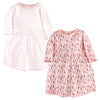 Hudson Baby Baby Girls Cotton Dresses Casual Dress, Winter Forest Long-Sleeve, 5T Us