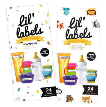 Bottle Labels, Write-On, Self-Laminating, Waterproof Kids Name Labels For Baby Bottles, Sippy Cup For Daycare School, Dishwasher
