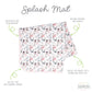Bapronbaby Kitty Splash Mat - Waterproof Catch-All For Under High Chairs, Floors, Tables, Playtime Or Arts & Crafts - Machine Wa