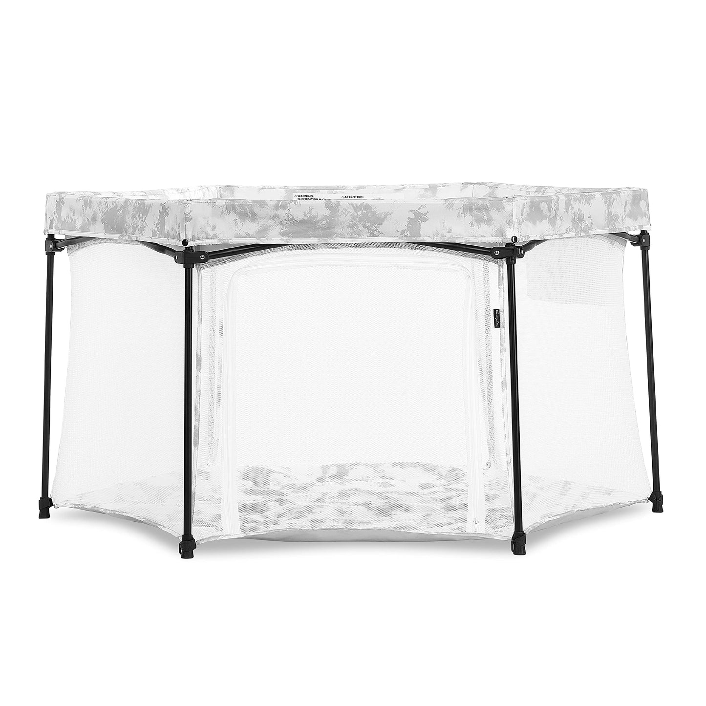 Dream On Me Onyx Playpen In Storm Grey, Baby Playpen, Portable And Lightweight, Playpen For Babies And Toddler - Comes With A Co