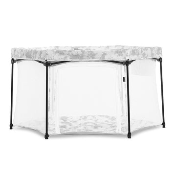 Dream On Me Onyx Playpen In Storm Grey, Baby Playpen, Portable And Lightweight, Playpen For Babies And Toddler - Comes With A Co