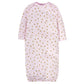 Gerber Unisex Baby Boy And Girls 4-Pack Sleeper Gown Castle 0-6 Months