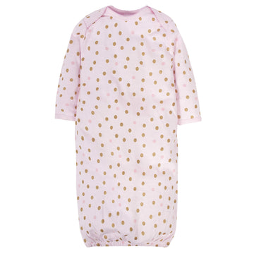 Gerber Unisex Baby Boy And Girls 4-Pack Sleeper Gown Castle Preemie