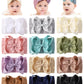 Doboi 12Pcs Big Baby Bows Baby Girl Headbands Ribbon Bow Hair Accessories Nylon Headband Bows For Baby Girls Infant Newborn Todd