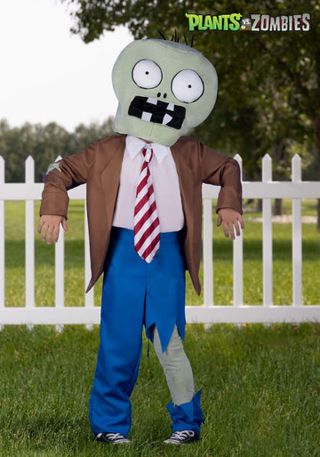 Fun Costumes - Kids Plants Vs Zombies Costume Boys Video Game Character X-Small