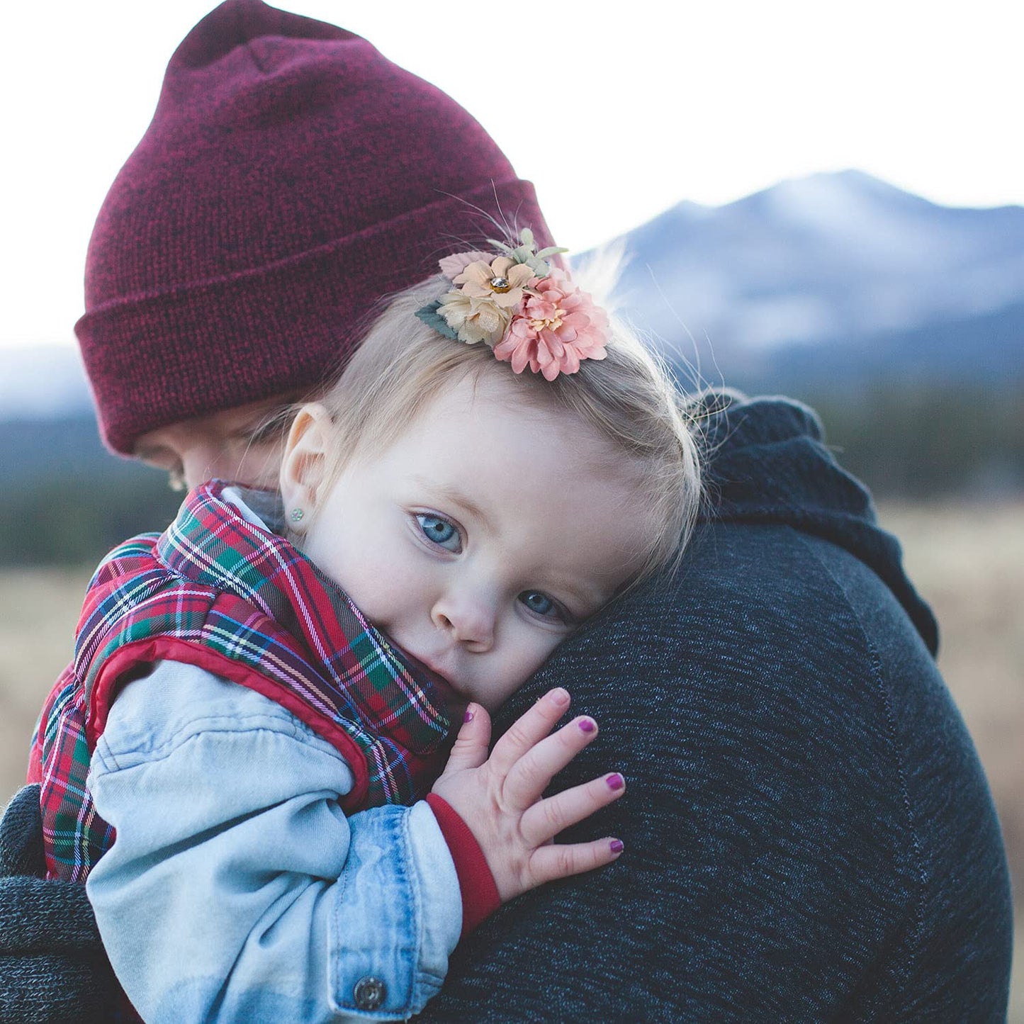 Flower Hair Clip For Girls, 6Pcs Floral Hair Accessories For Baby Toddlers Teen Girl Gifts (Flower Style-A)