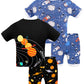Daughter Queen Boys Pajamas 18-24 Months Summer Pjs Space Pj Sets Baby Toddler Cotton Short Sleeve Jammies Solar System Sleepwea