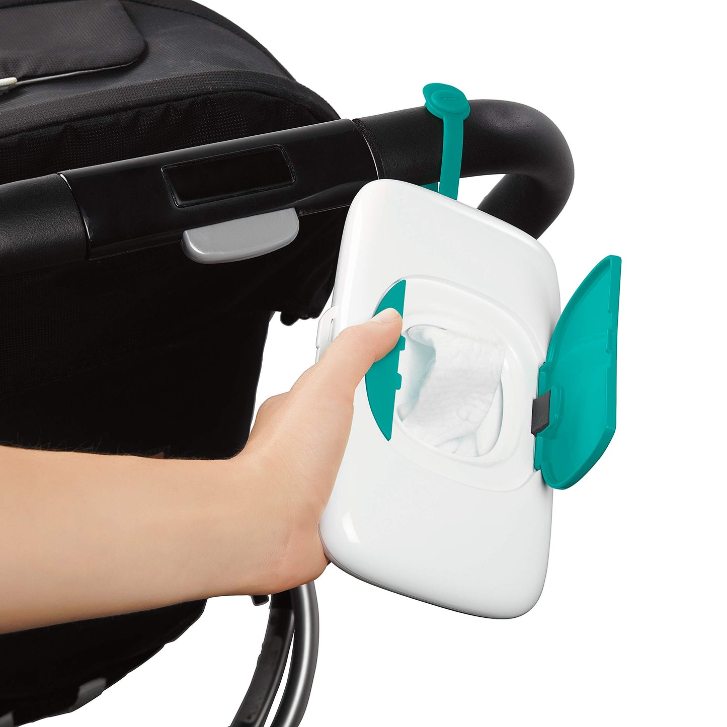 Oxo Tot On-The-Go Wipes Dispenser, Teal, 1 Count (Pack Of 1)