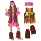 Morph 70s Outfits For Girls, Girl Hippie Costume, 60s Outfits For Girls, Hippie Costume For Kids, Kid Disco Outfit, Pink, Medium