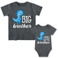 Funnycokid Big Brother Little Brother Matching Outfits Big Brother Toddler Shirt Newborn Baby Gifts Clothes, Kid(5T)/Baby(3-6 M)