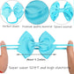 C  Llot 40 Colors Baby Bow Headbands 5' Hair Bows Super Soft Nylon Headbands For Baby Girls Infants Preemie And Newborn Kids Ha