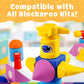Blockaroo Magnetic Foam Building Blocks - 10-Piece Submarine, Bath Toys for Toddlers, Preschool Toys, Bathtub Toys, Sensory Toys