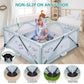 Baby Playpen: Foldable Playpen For Babies And Toddlers Large Play Pen Portable Playpen Fence Kids Safety Area Travel Play Yard W