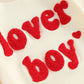 Yingisfitm Baby Boy Valentines Day Outfit Sweatshirt Romper Long Sleeve Bubble Onesie Newborn Winter Clothes Lover Boy (Beige-Lo