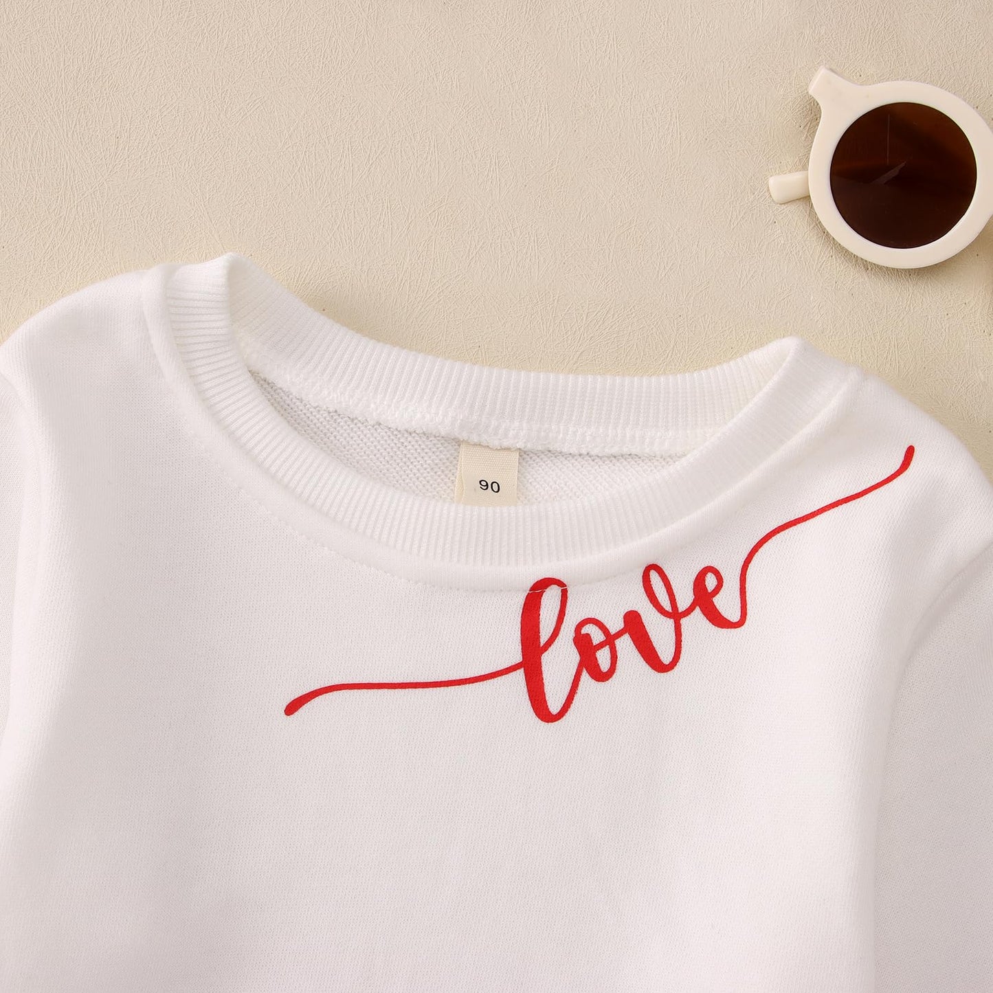 Modntoga Women Valentine'S Day Sweatshirt Toddler Girl Mommy And Me Crewneck Shirt Love Heart Print Long Sleeve Pullover Tops (W