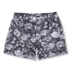 Cutecumber Girls Black & White Rose Printed Denim Shorts With Button Closure  Floral Pattern, MidRise Summer Bottoms For Kids 