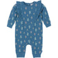 Gerber Baby Girls' Ruffle-Edge Romper, Garden Floral, 0-3 Months