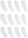 Simple Joys By Carter'S Baby 12-Pack Socks, White, 12-24 Months