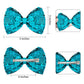 Bling Bows For Girls, Big 5 Inch Peacock Sequins Hair Bows Alligator Hair Clips Hair Accessory For Baby Girls Toddler Teens