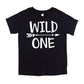 Wild One Boys 1St Birthday Shirt For Baby Boys First Birthday Outfit Black Shirt 12 Months