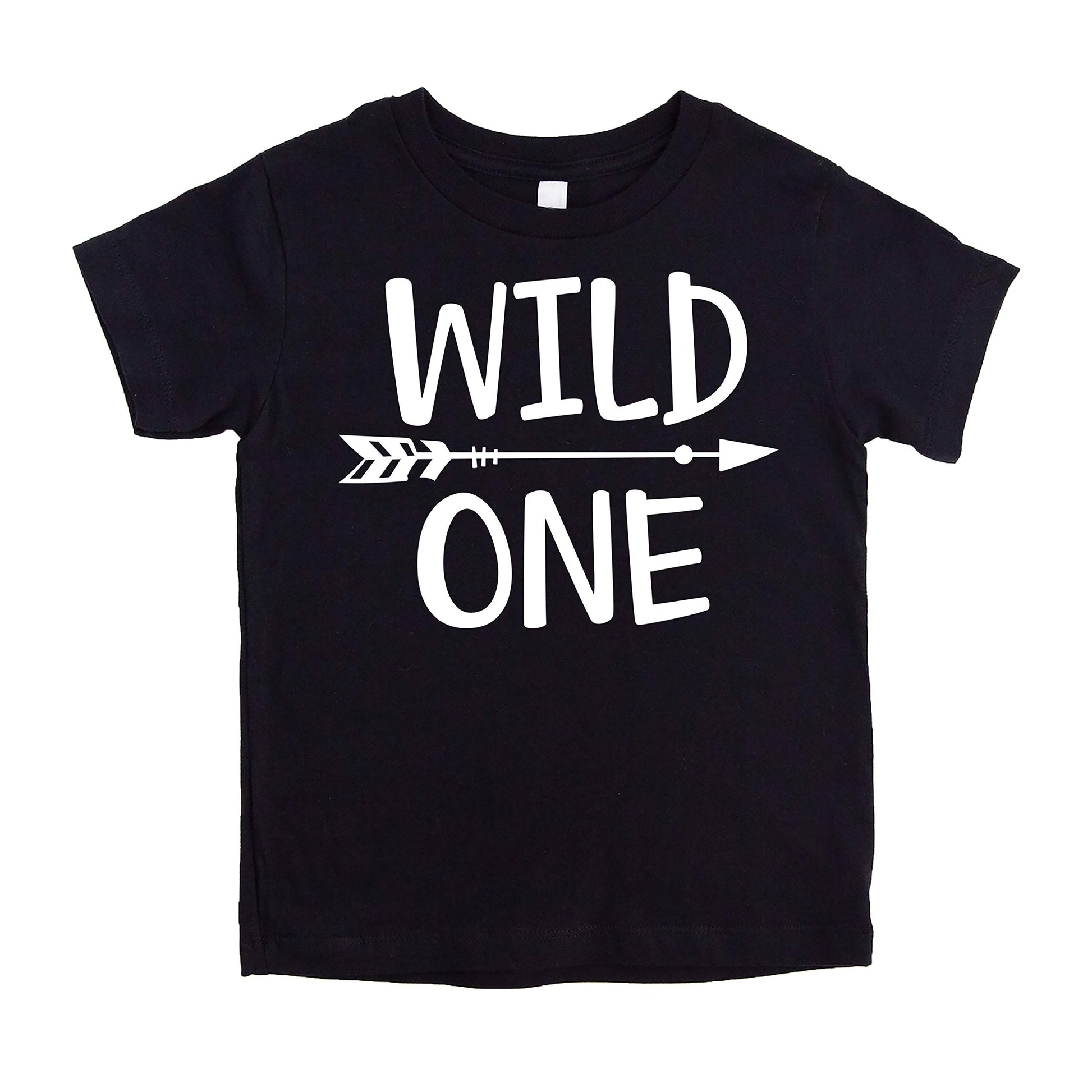 Wild One Boys 1St Birthday Shirt For Baby Boys First Birthday Outfit Black Shirt 12 Months
