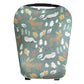 Baby Car Seat Cover Canopy And Nursing Cover Multi-Use Stretchy 5 In 1 Gift 'Atwood ' By Copper Pearl