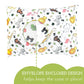 Little Sleepy Head Youth Pillow Case - 100% Made Cotton & Hypoallergenic Pillow Case - Snug Fit Envelope Pillowcase Enclosure -