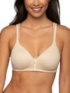 Vanity Fair Womens Body Caress Full Coverage Convertible Bra, Wirefree-Beige, 34Dd