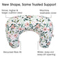 Boppy Nursing Pillow, Pink Garden Flowers, Larger, More Supportive For Breastfeeding And Bottle Feeding, Firmer Fill, Higher Lif