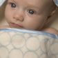 Swaddledesigns Organic Cotton Terry Velour Hooded Towel For Baby/Toddler, Absorbent With Satin Trim, Absorbent With Satin Trim,