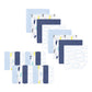 Luvable Friends Unisex Baby Super Soft Bundle Washcloths, Blue Clouds, One Size