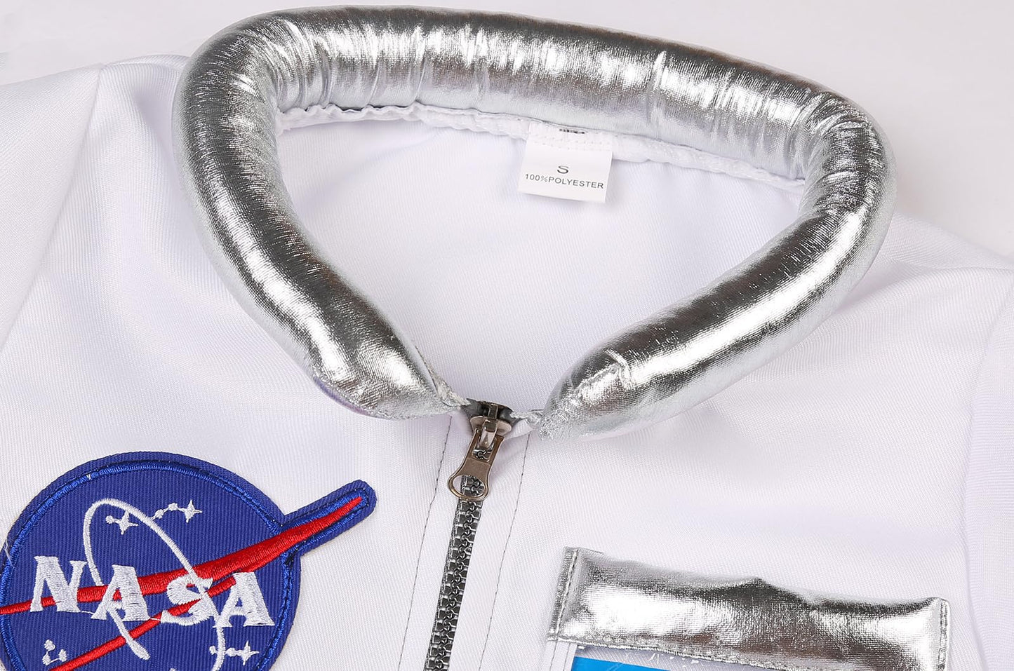 Costumerry Astronaut Costume For Kids Halloween Dress Up Space Birthday Gifts (5-7 Years)