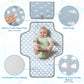 Accmor Portable Diaper Changing Pad, Waterproof Baby Changing Mat, Foldable Travel Diaper Changing Pads For Baby, Baby Essential