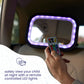 Goldbug Glow Mirror - Xl Rear-Facing Baby Car Seat Mirror With Adjustable Led Lighting & Remote Control