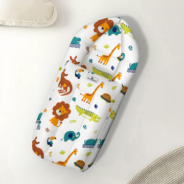 Staranddaisy 3 In 1 Cotton Baby Sleeping Bag For New Born With Kangaroo Print/Baby Bedding Set/Soft And Comfortable Baby Bed For