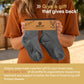Gripjoy Toddler Socks With Grippers - Non Slip Socks For Kids - Toddler Grip Socks - 2T-4T - Grey - 4 Pairs