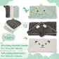 Saranna Baby Hooded Towels for Newborn 13pcs, Soft Baby Bath Towels and Washcloths Set for Toddlers, Infant Towels with Hood Set
