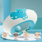 Baby Shower Cap Shield, Shower Cap For Kids, Visor Hat For Eye And Ear Protection For 0-9 Years Old Children,Cute Dinosaur/Croco