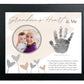 Baby Child Keepsake Handprint Frame For Grandma With Poetry - Loving Gift For Grandma For Christmas, Mother'S Day- Made In Usa