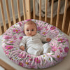 Babrukda Girls Newborn Lounger Cover Removable Trendy Baby Lounger Cover Colorful Boho Hibiscus Flower Infant Sleeping Pillow Sl