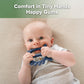 Haakaa Silicone Crab Baby Teether,Teething Toys,360Baby Toothbrush Head for Infant Self-Brushing Training,Food-Grade Silicone,St