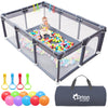 Orian Baby Playpen 74X50 Xl - Large Play Pen For Babies 6-12 Months & Toddlers 1-3 Years, Baby Fence & Play Yard, Baby Gate Play