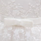 Glamulice White Baby-Girls Newborn Satin Baptism Dress Elegant Lace Cap Flower Christening Gown 0-6 Infant Formal Party Wedding