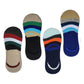 Cotson Men Cotton No Show Invisible Loafer Socks Pack Of 4 D9