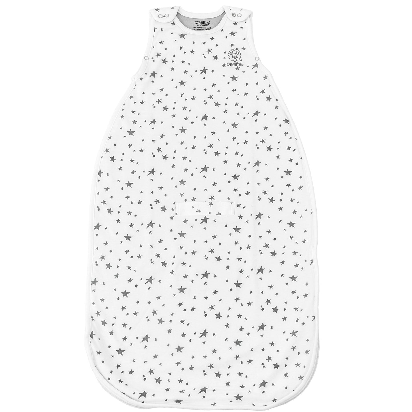 Woolino 4 Season Ultimate Baby Sleeping Bag - Merino Wool And Organic Cotton - Universal Size Adjustable Sleep Sack For Baby - T