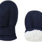 Baby Toddler Mittens Boys Girls Winter Outdoor Gloves Kids Easy-On Fleece Warm Mittens Navy 1 Pair L(2-4 Years)