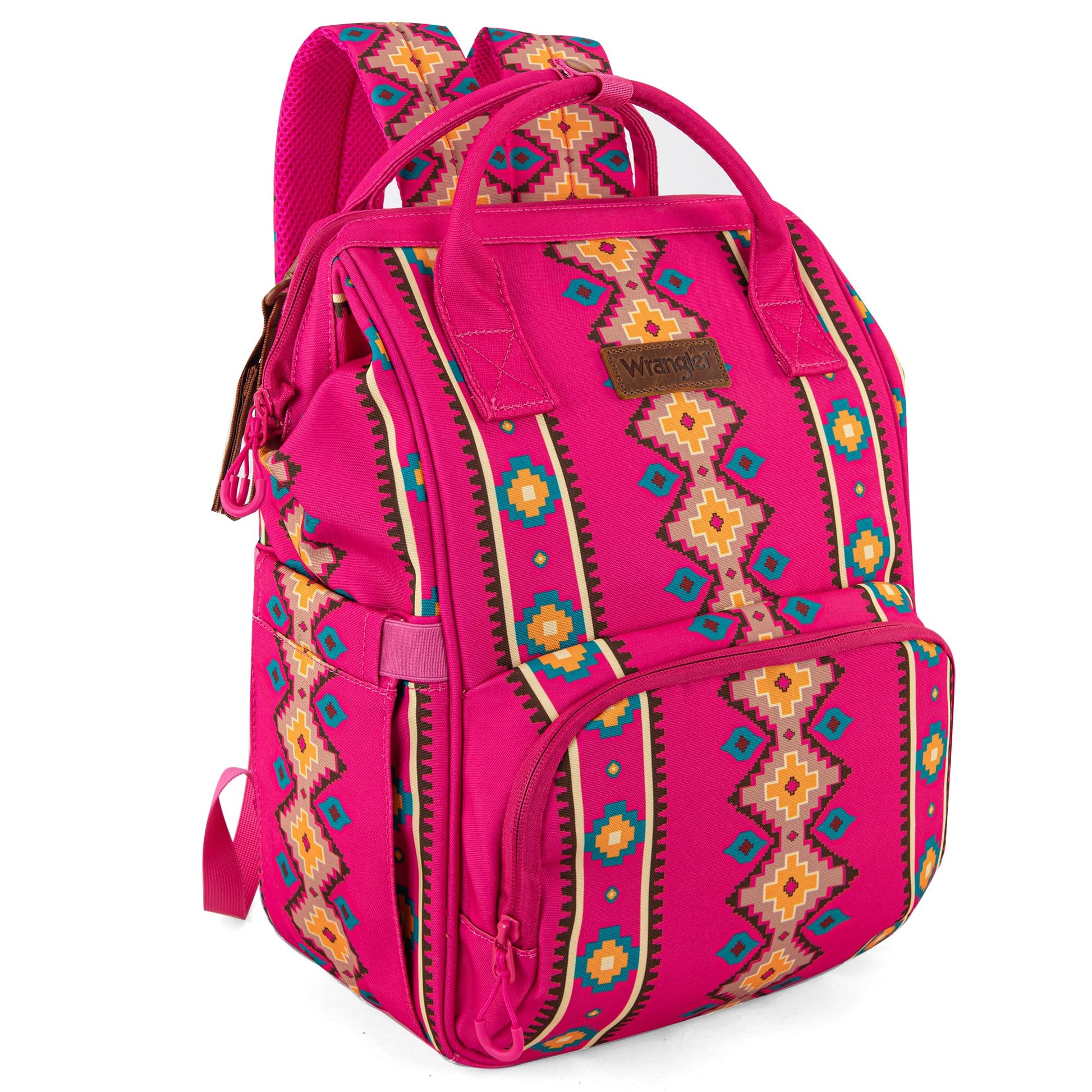 Montana West Wrangler Callie Diaper Bag Backpack With Stroller Straps Multifunction Baby Travel Bag Wg2204-9110Hpk
