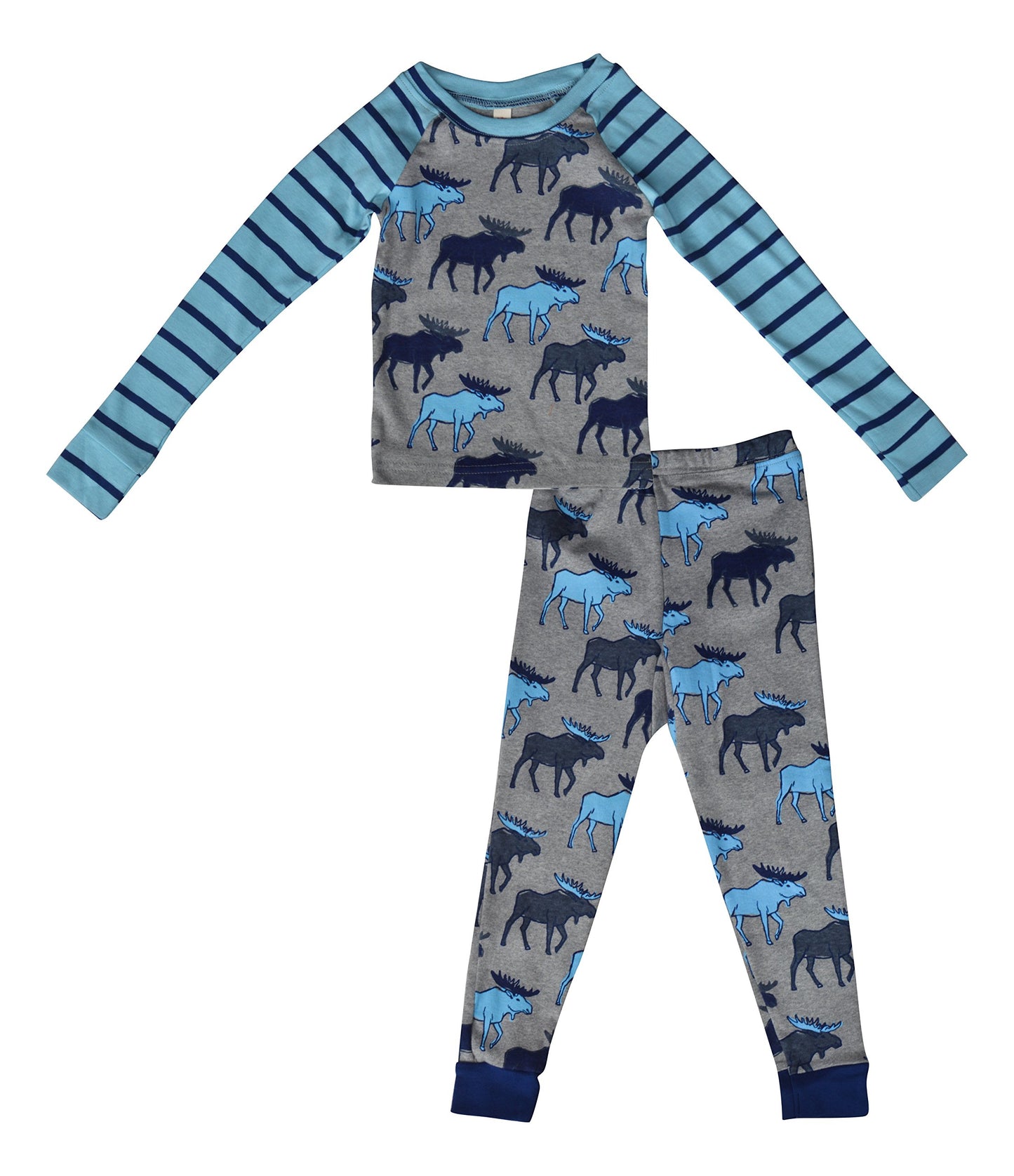 Mummamia Unisex Pyjama Set (MUMMA113256 Years, Grey, 56 Years)