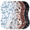 SmoothNovelty 5 Pack Vintage Western Baby Burp Cloths Soft Absorbent Burping Rags for Newborns 19 x9  Spit up Cloths for Boy Gir